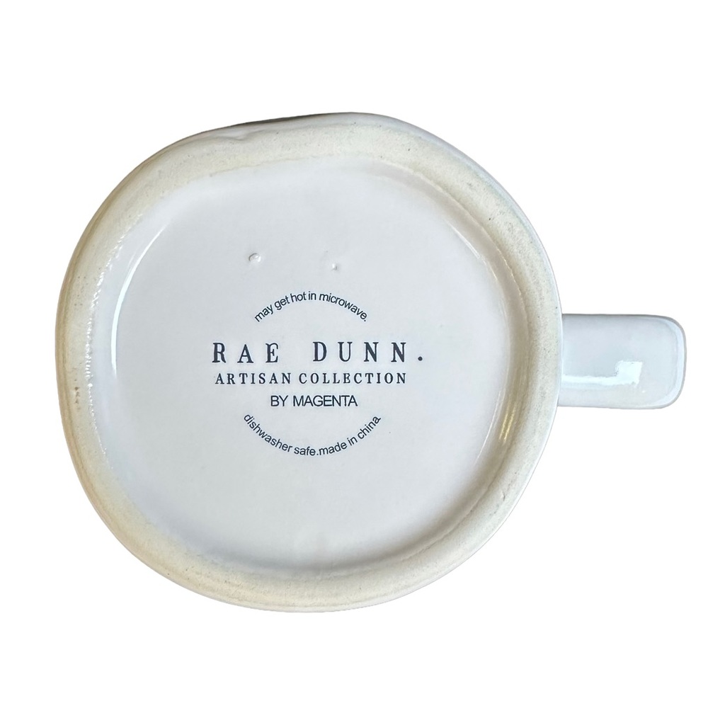 Rae Dunn BE CURIOUS Mug White with Large Long Letters Coffee Tea NWT 2018 OG - Picture 8 of 11